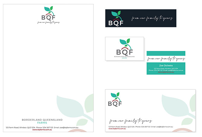 Style guide stationery page