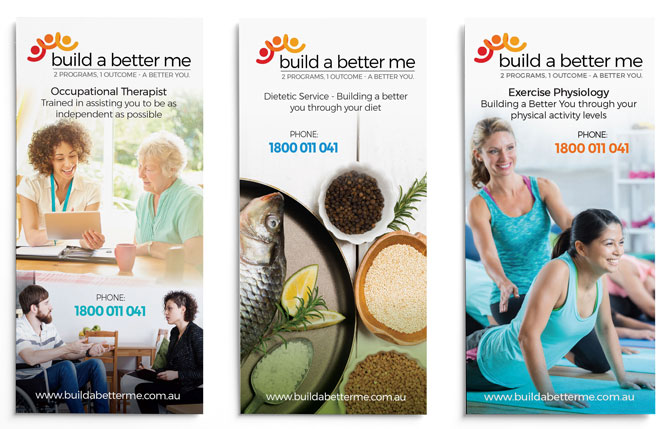 DL Flyers designed for print